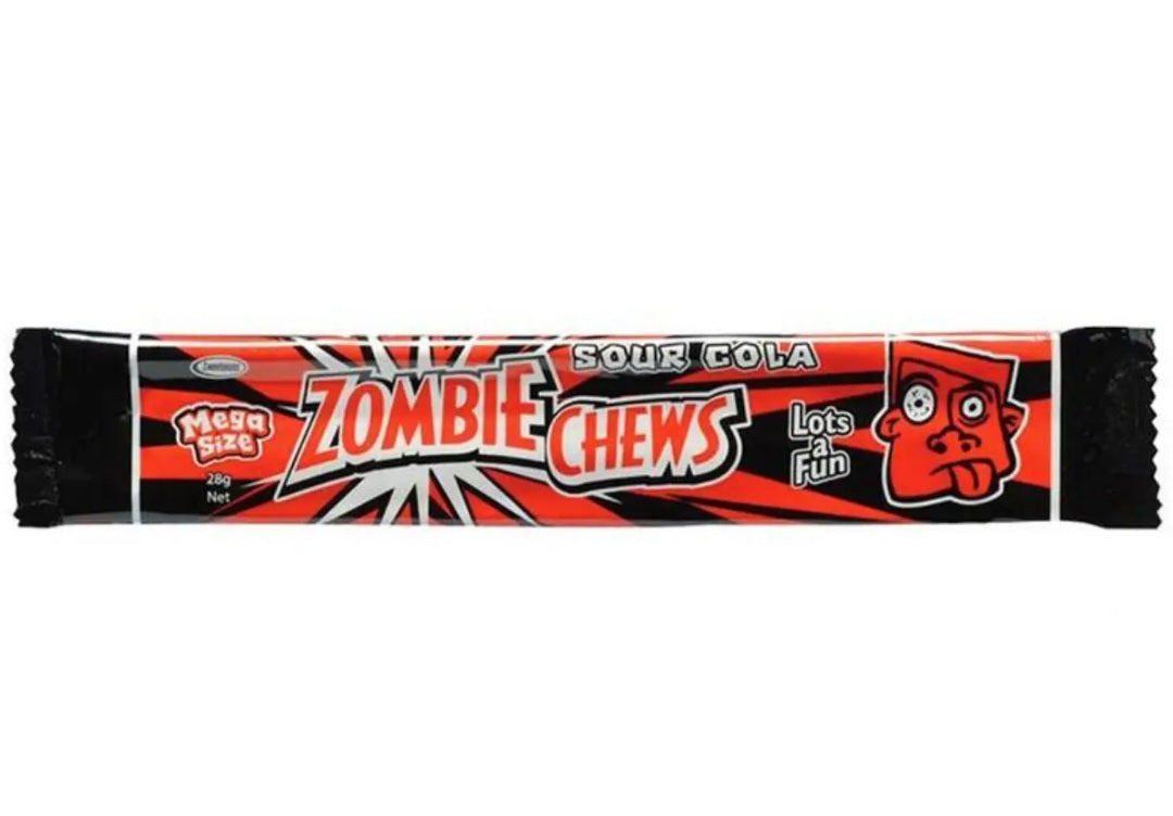 Sour cola zombie chew