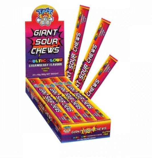 Giant sour chews